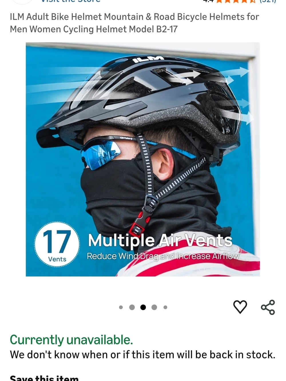 ILM Adult Unisex Cycling Bike Helmet : Model 82-17 | Sz XL | NWT